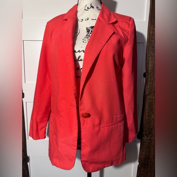 Fundamental Things Jackets & Blazers - Petite Business Casual Red Blazer by Fundamental Things | Perfect Fit